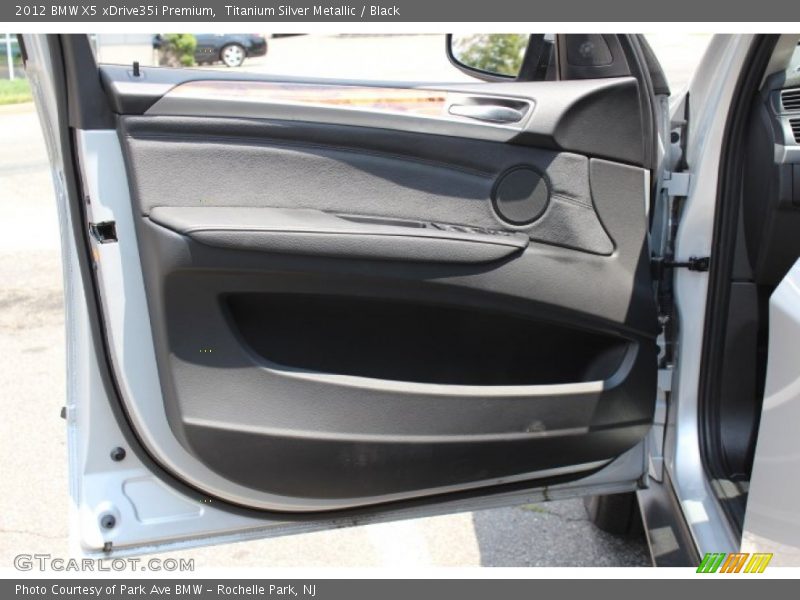 Titanium Silver Metallic / Black 2012 BMW X5 xDrive35i Premium