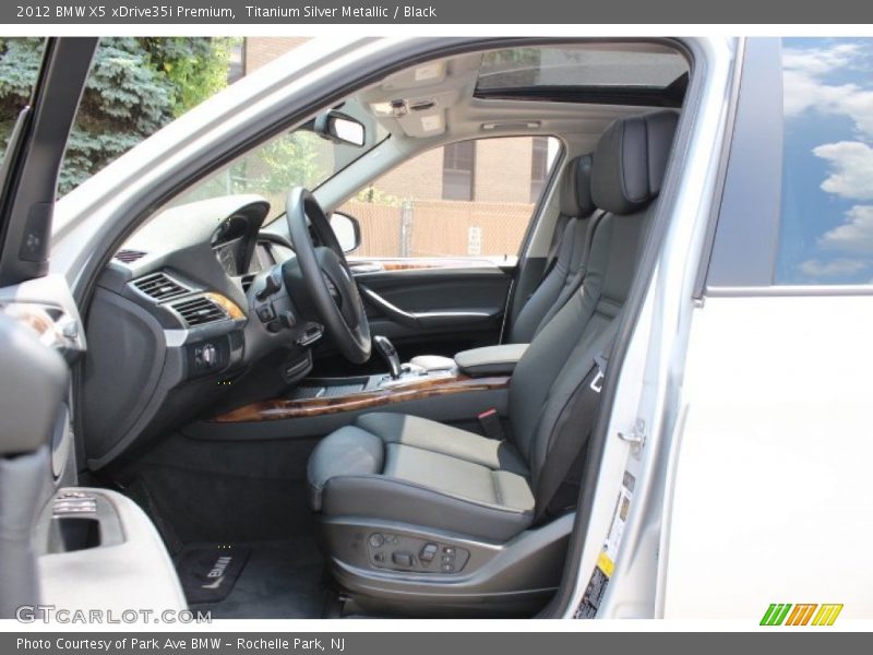 Titanium Silver Metallic / Black 2012 BMW X5 xDrive35i Premium