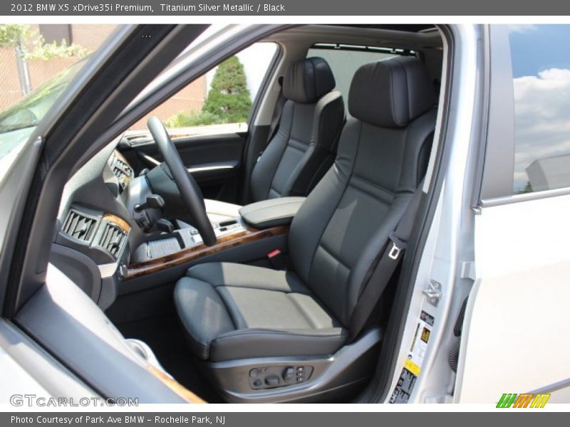 Titanium Silver Metallic / Black 2012 BMW X5 xDrive35i Premium
