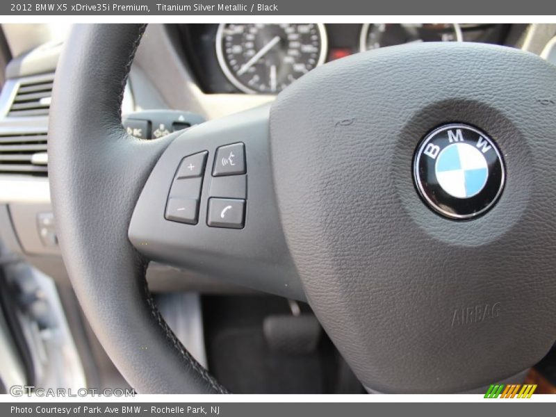 Titanium Silver Metallic / Black 2012 BMW X5 xDrive35i Premium