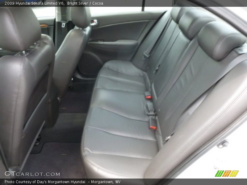 Bright Silver / Cocoa 2009 Hyundai Sonata Limited V6