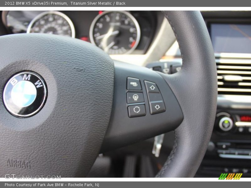 Titanium Silver Metallic / Black 2012 BMW X5 xDrive35i Premium