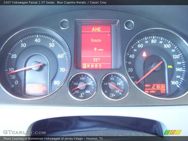 Blue Graphite Metallic / Classic Grey 2007 Volkswagen Passat 2.0T Sedan