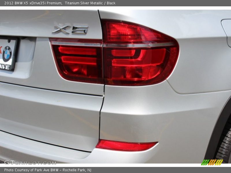 Titanium Silver Metallic / Black 2012 BMW X5 xDrive35i Premium