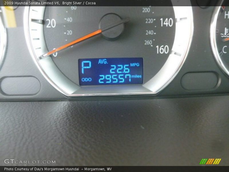 Bright Silver / Cocoa 2009 Hyundai Sonata Limited V6