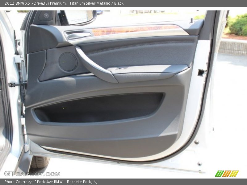 Titanium Silver Metallic / Black 2012 BMW X5 xDrive35i Premium