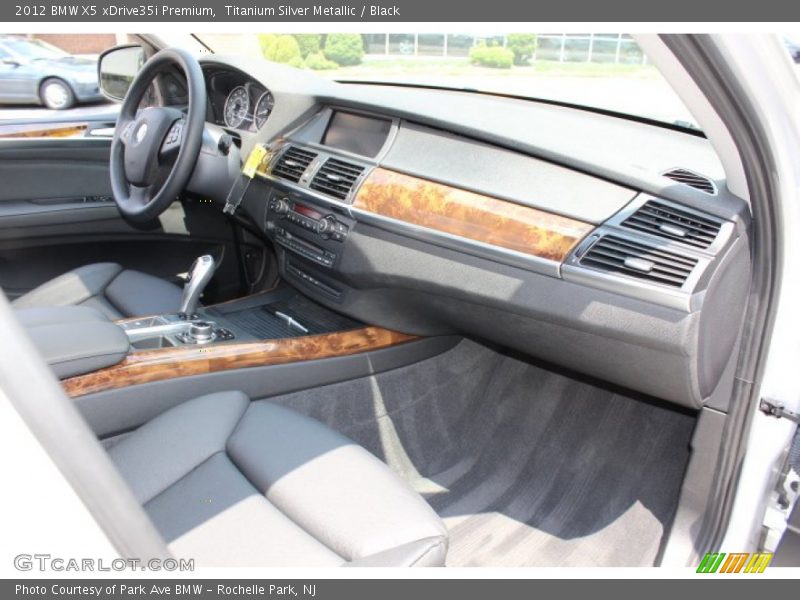 Titanium Silver Metallic / Black 2012 BMW X5 xDrive35i Premium