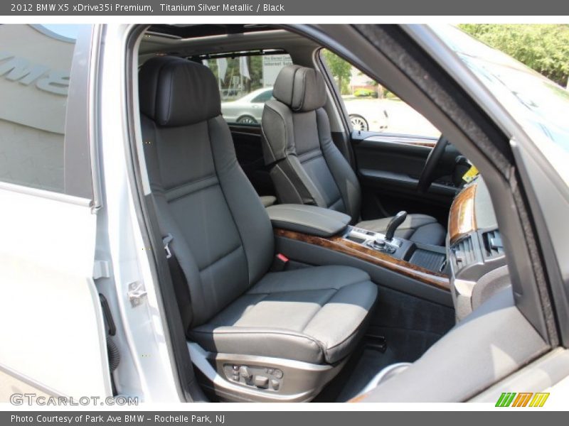 Titanium Silver Metallic / Black 2012 BMW X5 xDrive35i Premium