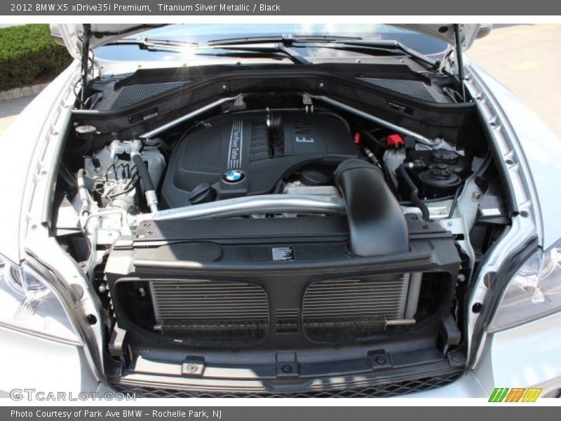 Titanium Silver Metallic / Black 2012 BMW X5 xDrive35i Premium