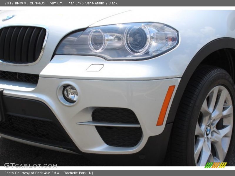 Titanium Silver Metallic / Black 2012 BMW X5 xDrive35i Premium