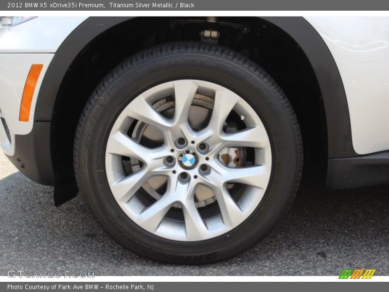 Titanium Silver Metallic / Black 2012 BMW X5 xDrive35i Premium