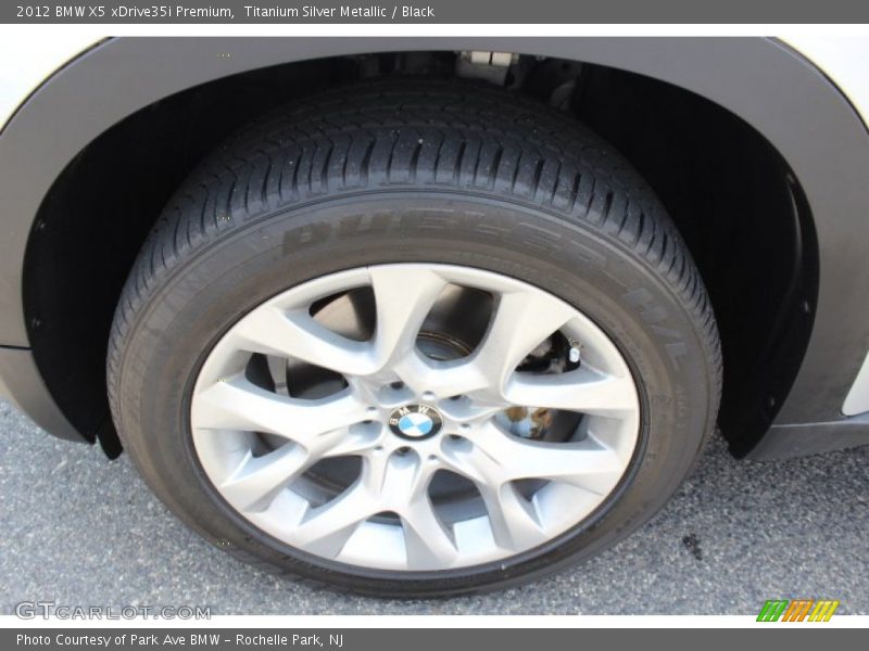 Titanium Silver Metallic / Black 2012 BMW X5 xDrive35i Premium