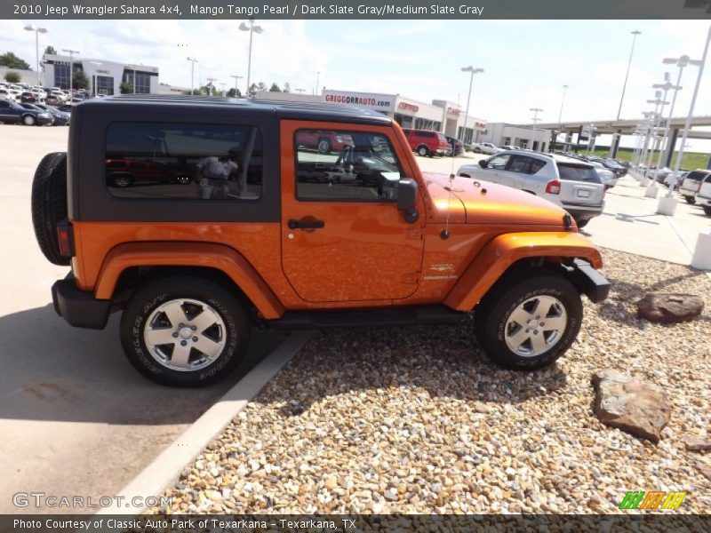 Mango Tango Pearl / Dark Slate Gray/Medium Slate Gray 2010 Jeep Wrangler Sahara 4x4