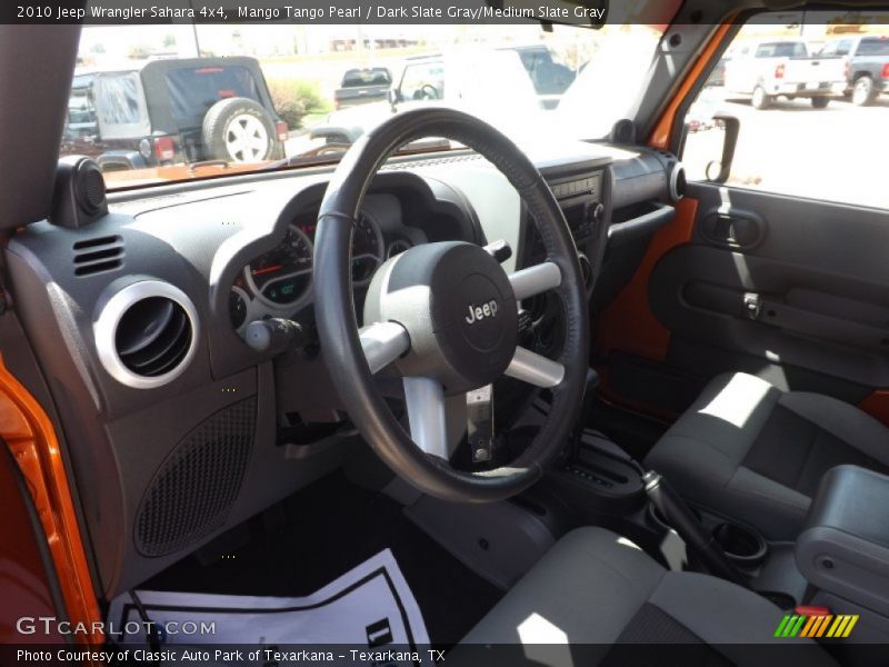Mango Tango Pearl / Dark Slate Gray/Medium Slate Gray 2010 Jeep Wrangler Sahara 4x4