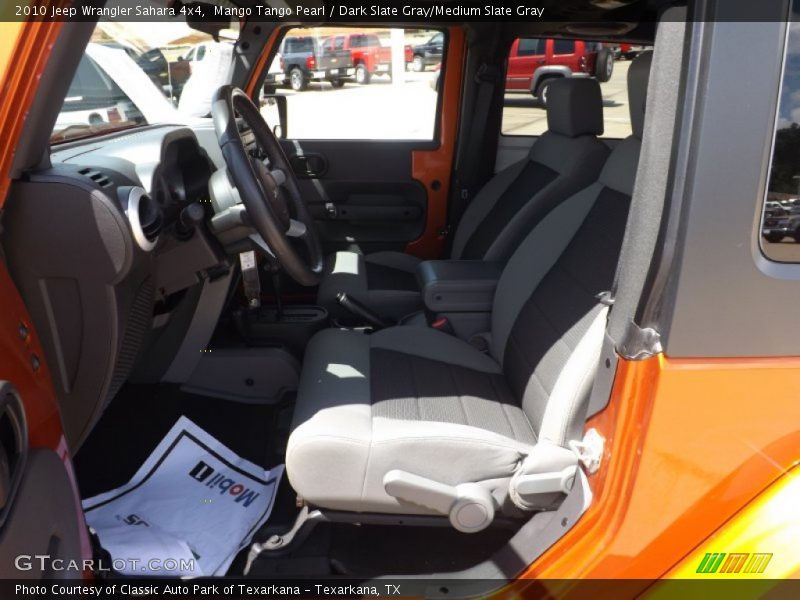 Mango Tango Pearl / Dark Slate Gray/Medium Slate Gray 2010 Jeep Wrangler Sahara 4x4