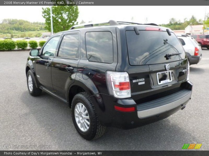 Black / Cashmere 2008 Mercury Mariner V6 Premier 4WD