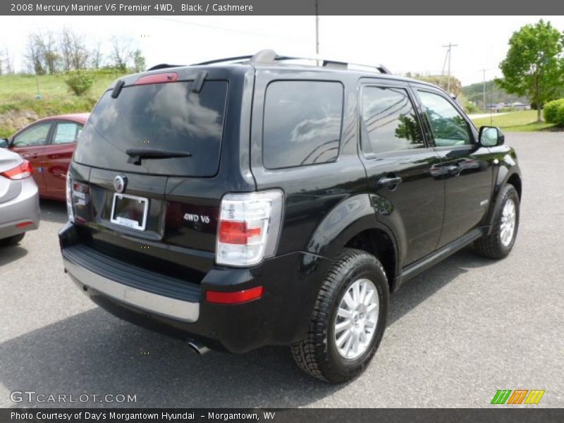 Black / Cashmere 2008 Mercury Mariner V6 Premier 4WD