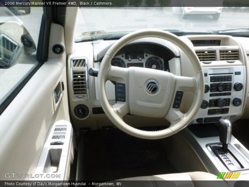 Black / Cashmere 2008 Mercury Mariner V6 Premier 4WD