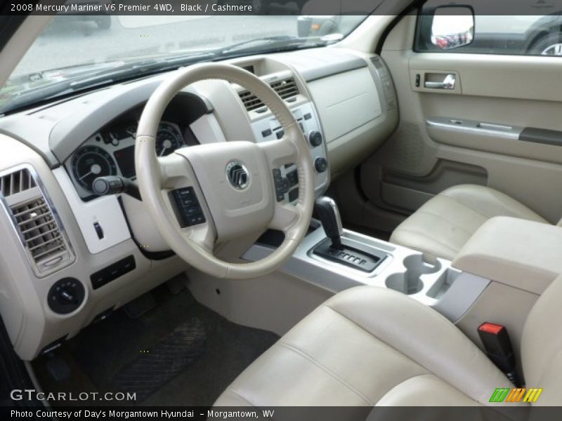 Black / Cashmere 2008 Mercury Mariner V6 Premier 4WD