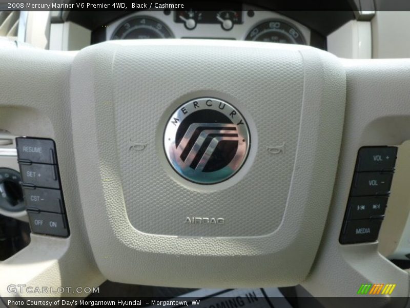 Black / Cashmere 2008 Mercury Mariner V6 Premier 4WD