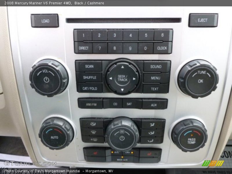 Black / Cashmere 2008 Mercury Mariner V6 Premier 4WD