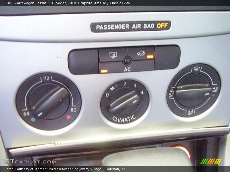 Blue Graphite Metallic / Classic Grey 2007 Volkswagen Passat 2.0T Sedan