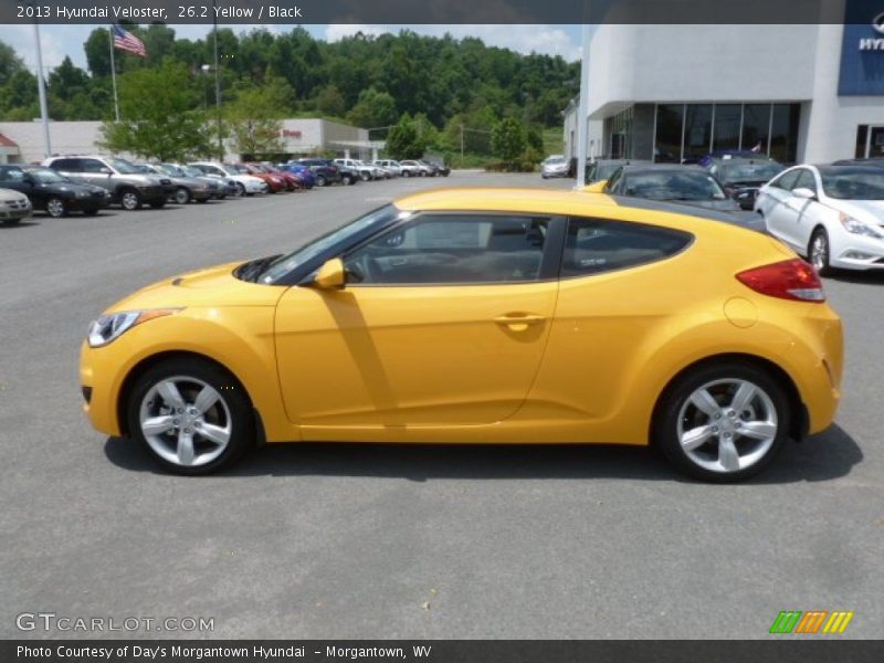  2013 Veloster  26.2 Yellow