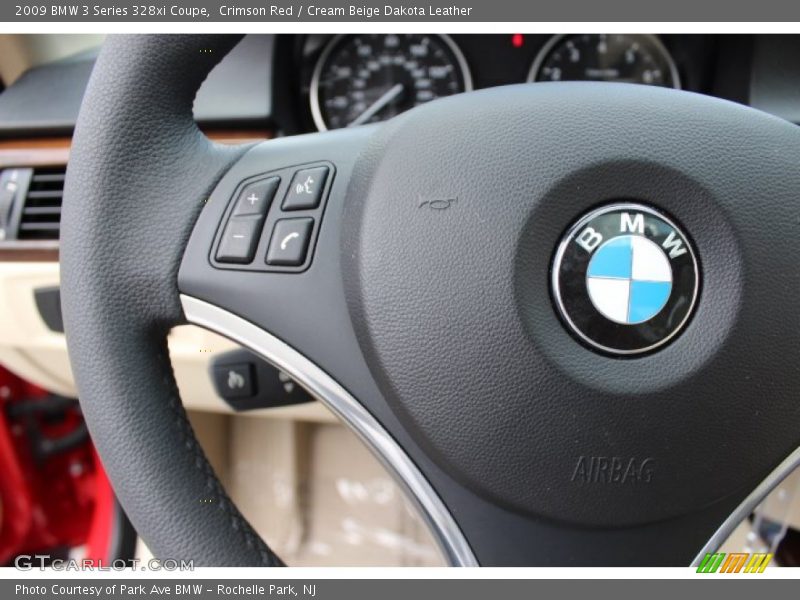 Crimson Red / Cream Beige Dakota Leather 2009 BMW 3 Series 328xi Coupe