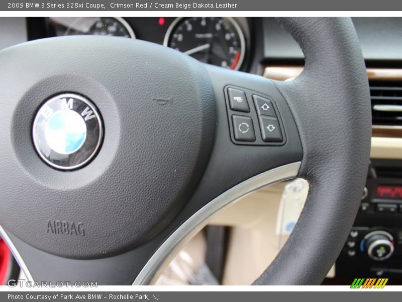 Crimson Red / Cream Beige Dakota Leather 2009 BMW 3 Series 328xi Coupe