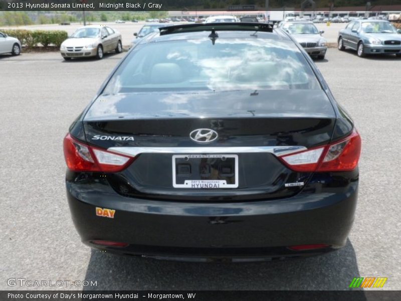 Midnight Black / Gray 2013 Hyundai Sonata Limited