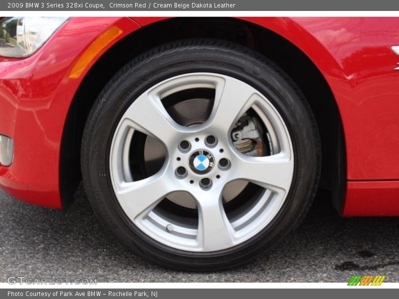 Crimson Red / Cream Beige Dakota Leather 2009 BMW 3 Series 328xi Coupe