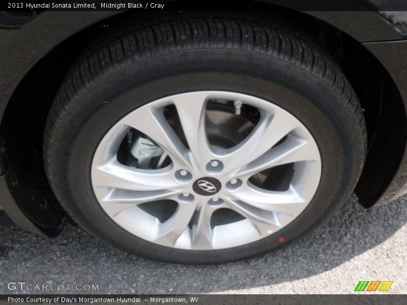 Midnight Black / Gray 2013 Hyundai Sonata Limited