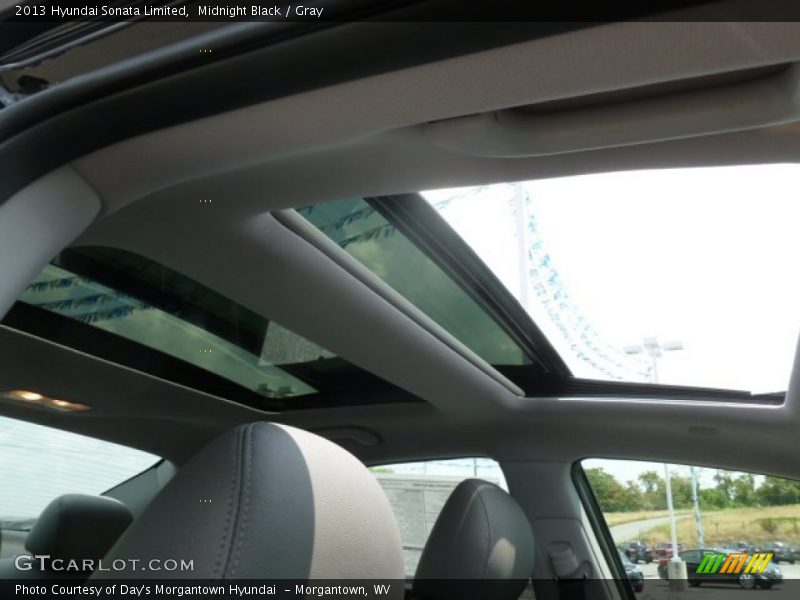 Midnight Black / Gray 2013 Hyundai Sonata Limited
