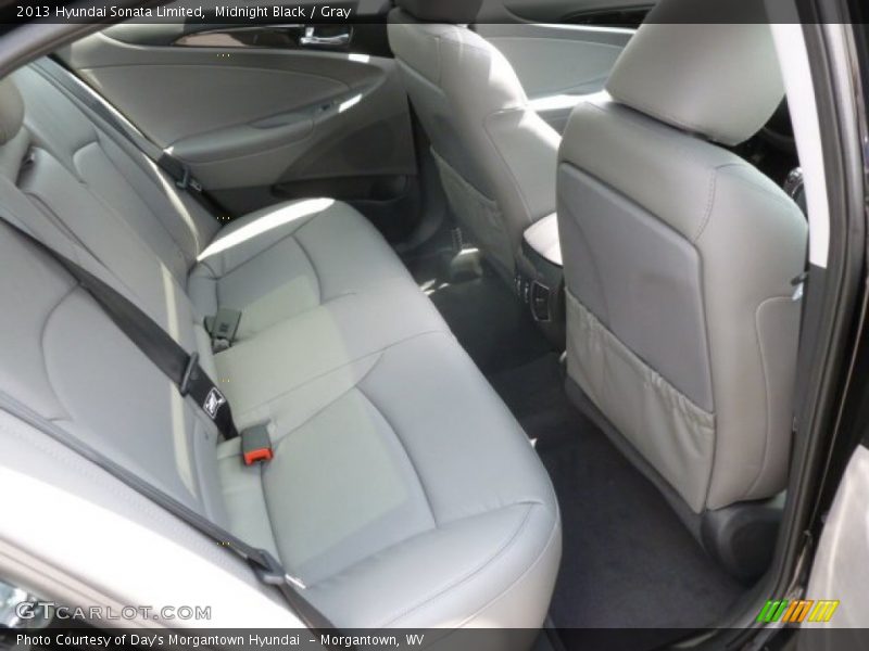 Midnight Black / Gray 2013 Hyundai Sonata Limited