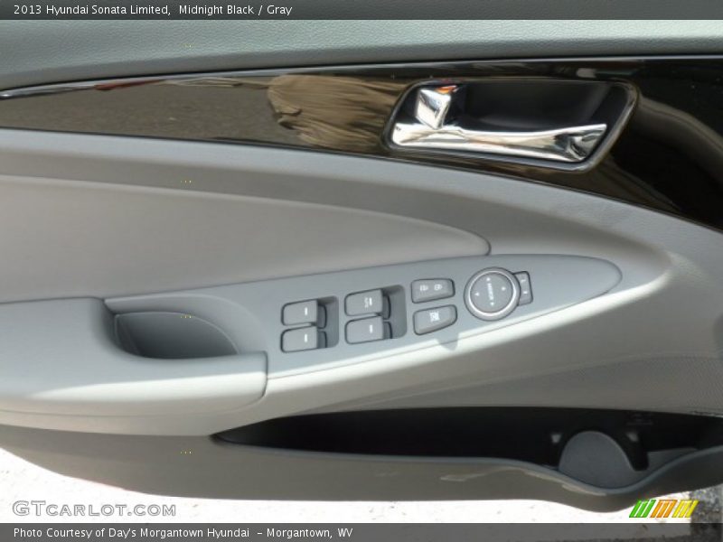 Midnight Black / Gray 2013 Hyundai Sonata Limited
