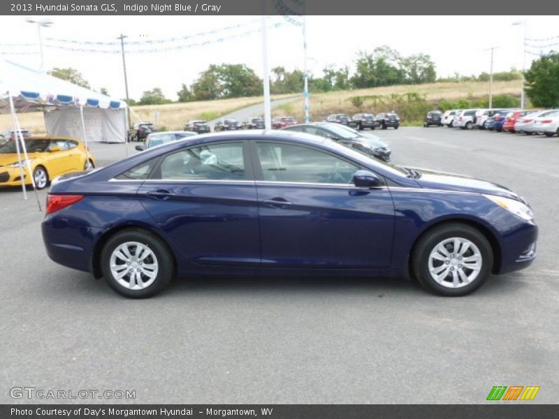 Indigo Night Blue / Gray 2013 Hyundai Sonata GLS