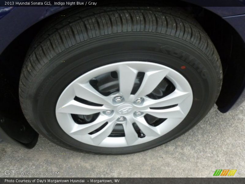 Indigo Night Blue / Gray 2013 Hyundai Sonata GLS