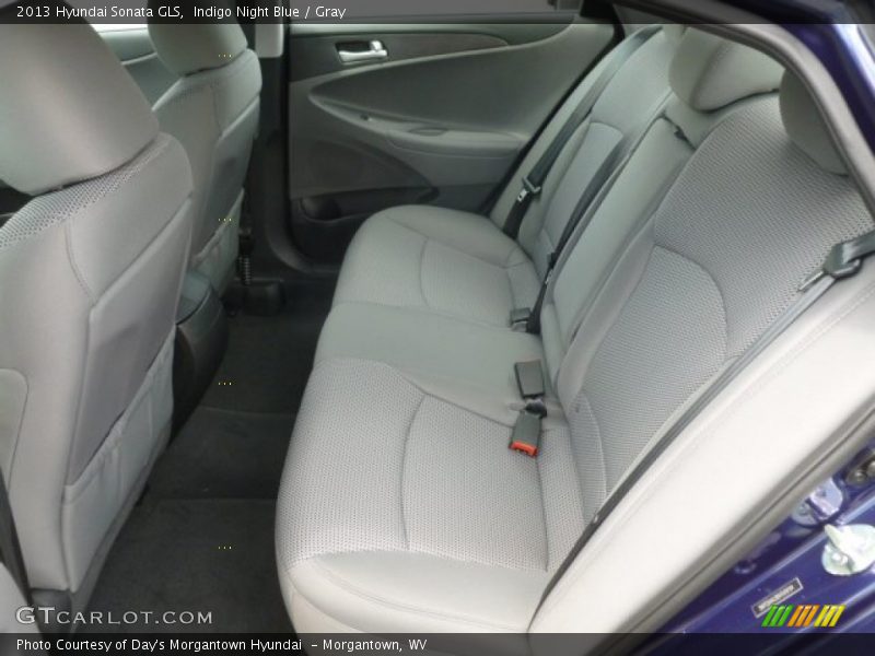 Indigo Night Blue / Gray 2013 Hyundai Sonata GLS