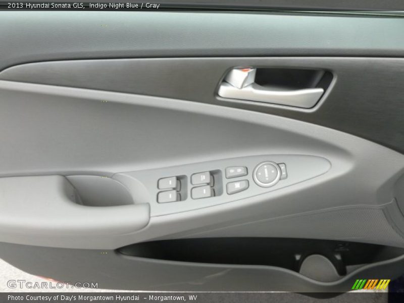 Indigo Night Blue / Gray 2013 Hyundai Sonata GLS