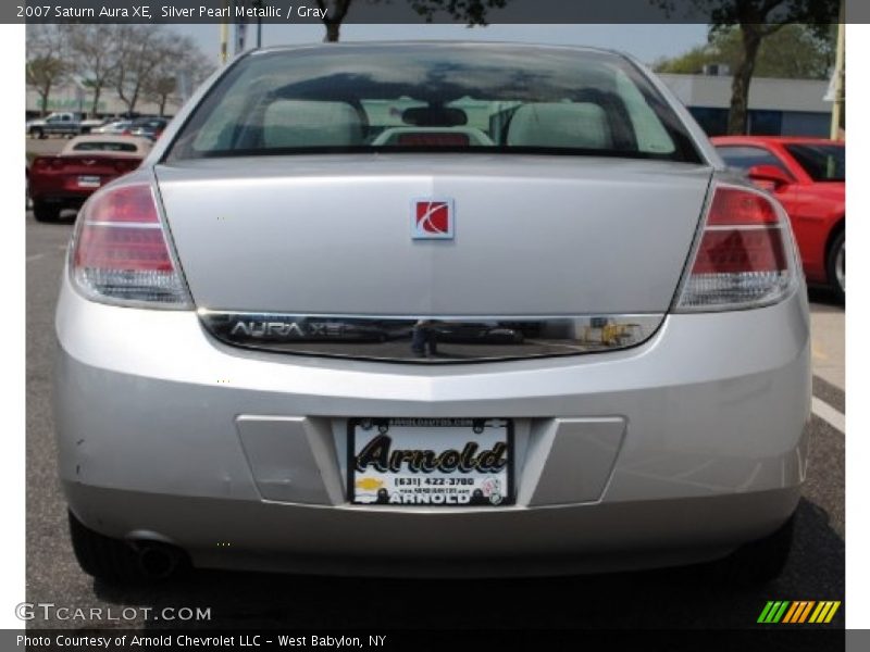 Silver Pearl Metallic / Gray 2007 Saturn Aura XE