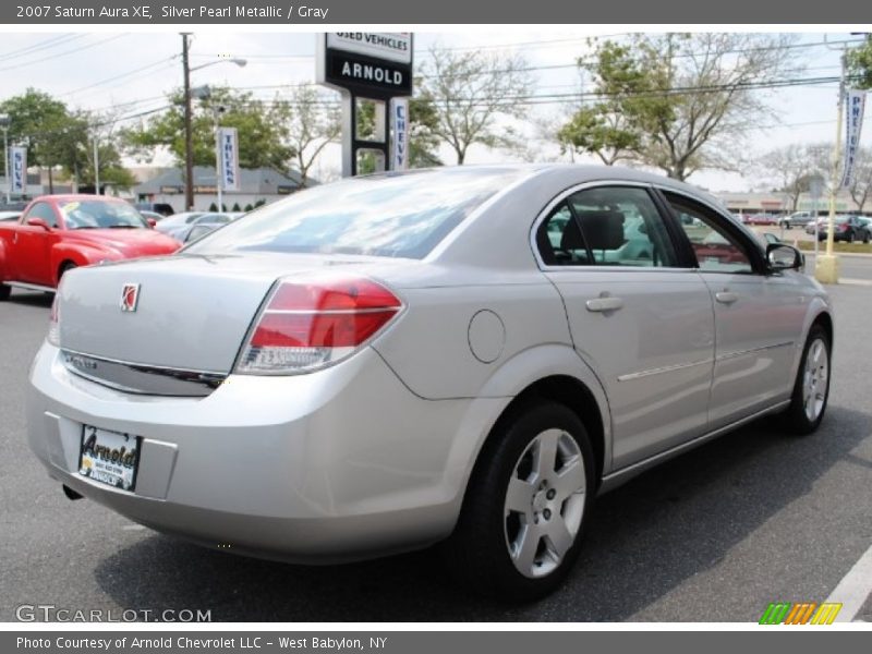Silver Pearl Metallic / Gray 2007 Saturn Aura XE