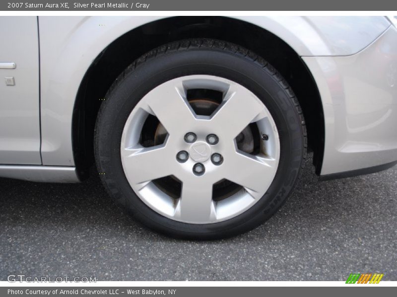 Silver Pearl Metallic / Gray 2007 Saturn Aura XE