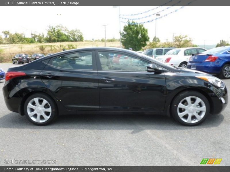 Black / Beige 2013 Hyundai Elantra Limited