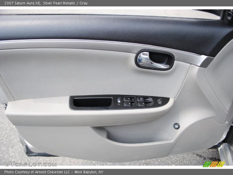 Silver Pearl Metallic / Gray 2007 Saturn Aura XE