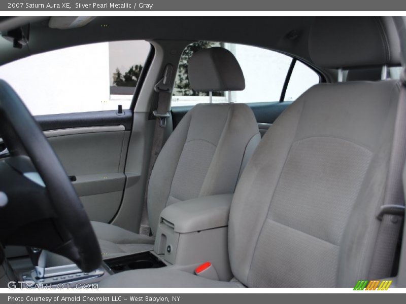 Silver Pearl Metallic / Gray 2007 Saturn Aura XE
