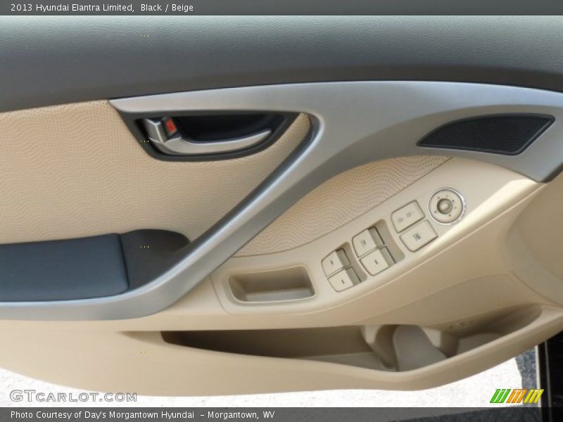 Black / Beige 2013 Hyundai Elantra Limited
