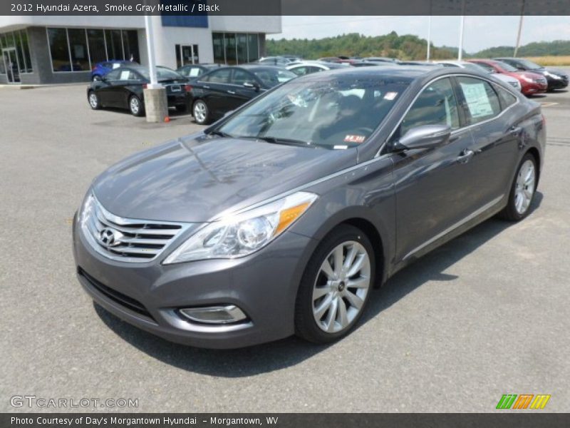 Smoke Gray Metallic / Black 2012 Hyundai Azera