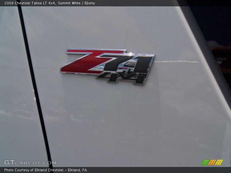 Summit White / Ebony 2009 Chevrolet Tahoe LT 4x4