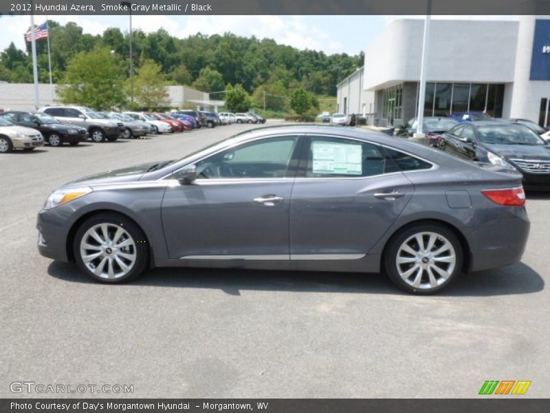 Smoke Gray Metallic / Black 2012 Hyundai Azera