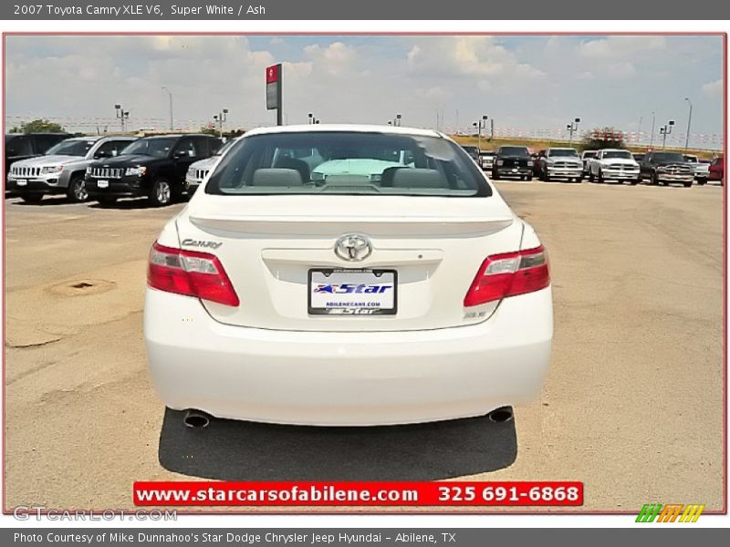 Super White / Ash 2007 Toyota Camry XLE V6